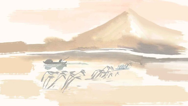 5 Fakten, warum Tagebücher unserer Seele guttun, Aquarell, Berge